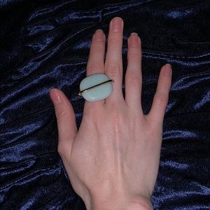 Beautiful handmade jade ring